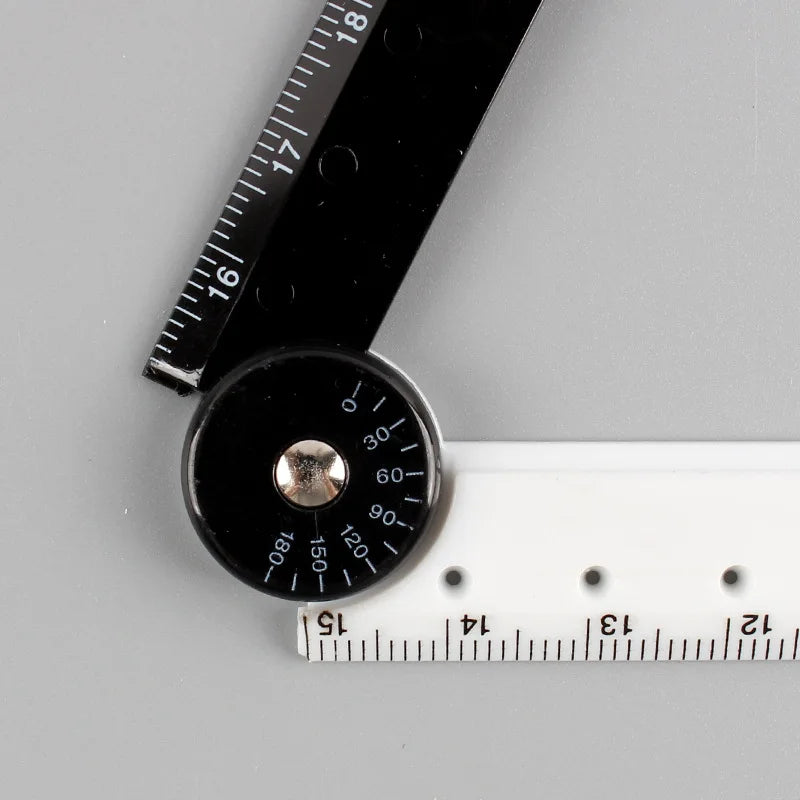 Bview Art Folding Ruler Black White Simple Graphic Student Learning