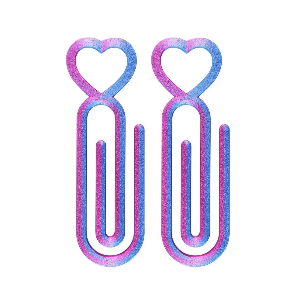 Plastic Material Diamond Painting Canvas Clip Set Heart-shaped Design Multifunction Tool Diamond Art Tools Peaceful Pleasures Health and Wellness Blue Purple