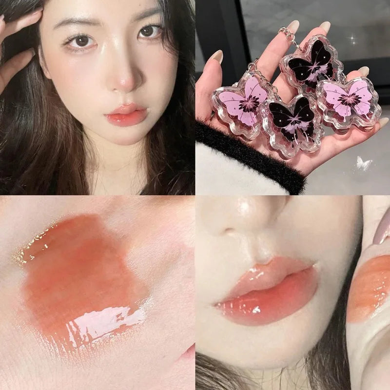 Cappuvini Butterfly Solid Lip Gloss | Watermelon Water Tint