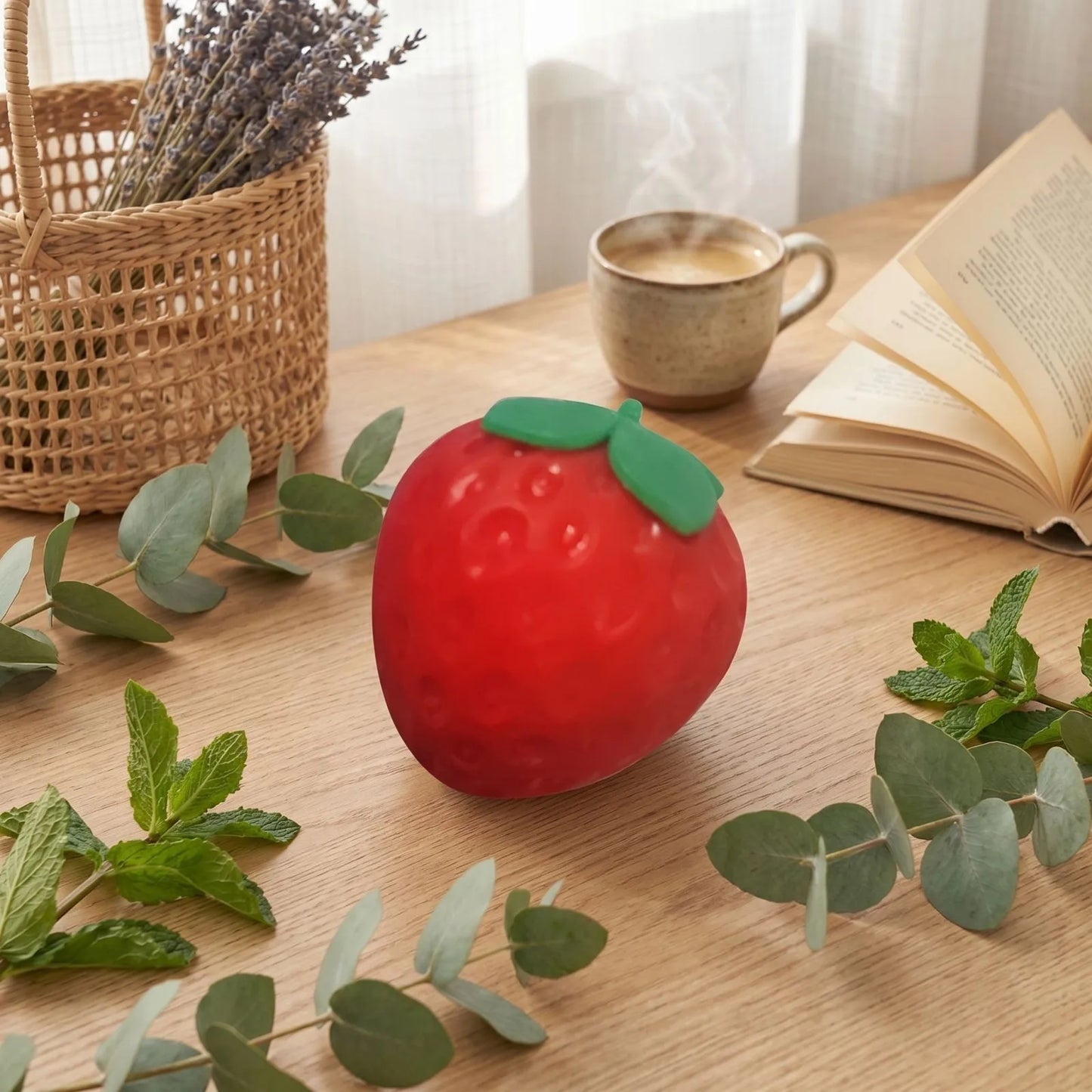 Super Jumbo Strawberry Squishy Toy Slow Rising Simulated Strawberry Antistress Anti-Anxiety Fidget Toy for Adults Friends Gifts Peaceful Pleasures Health and Wellness