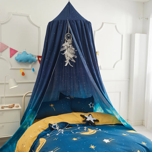 Battilo Kids Round Dome Bed Canopy – Mosquito Net Play Tent Kids Bed Canopy Peaceful Pleasures Health and Wellness