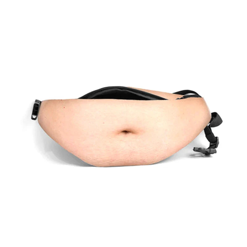 Dad Bod Beer Belly Fanny Pack – Funny Novelty Waist Bag