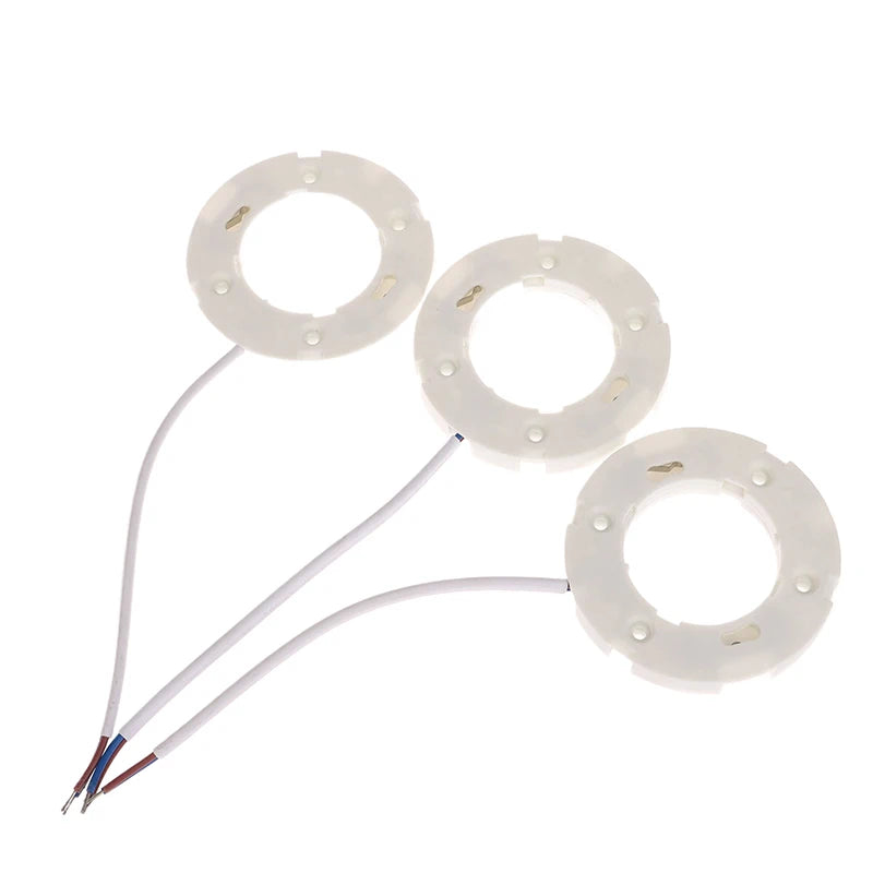 GX53 Lamp Holder Base Fitting with Fly Leads – 5-Pack