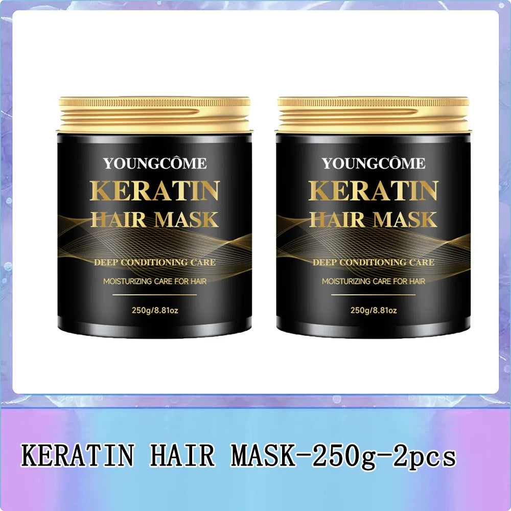 YOUNGCOME Keratin Collagen Hair Mask – Argan Oil, 250g