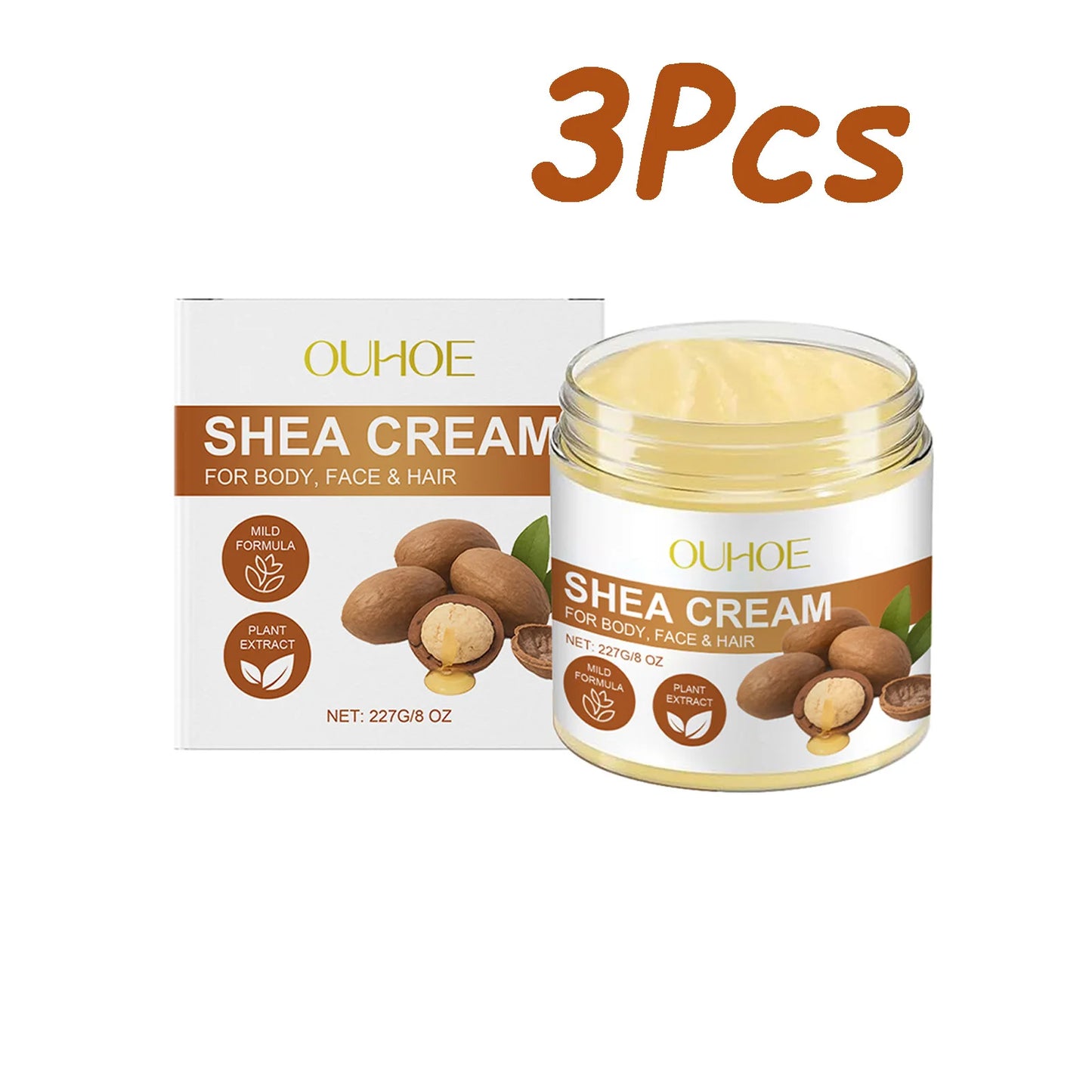 Shea Butter Multi-Purpose Cream – Skin, Body & Hair (227g)