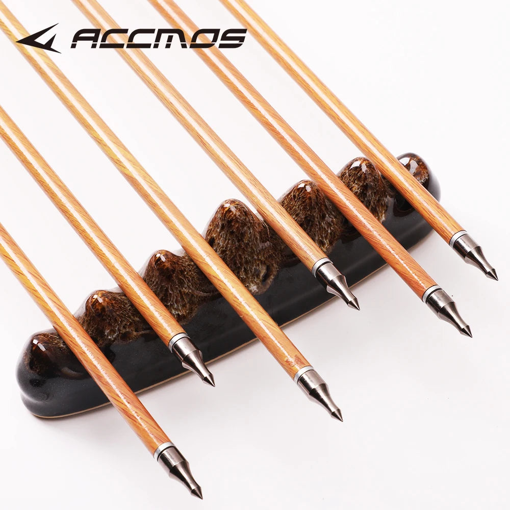 6 Wooden Arrow ID6 2 OD7 8 Archery Bow Hunting Shooting Target
