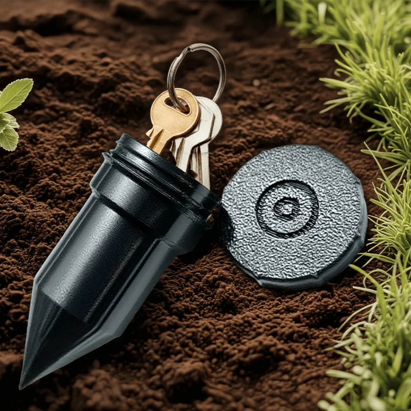 Garden Key Hider Realistic Underground Watering Can Safe No Battery