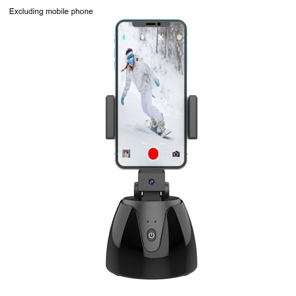 360° Auto Face Tracking Selfie Stick & Phone Holder Peaceful Pleasures Health and Wellness black China Mainland
