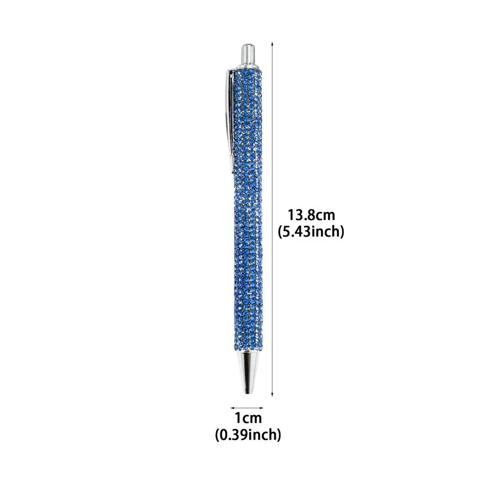 Crystal Rhinestone Ballpoint Pen – Bling Retractable School Pen