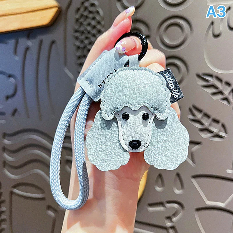 Cute Dog Keychain Bag Charm – Purse Pendant & Decor