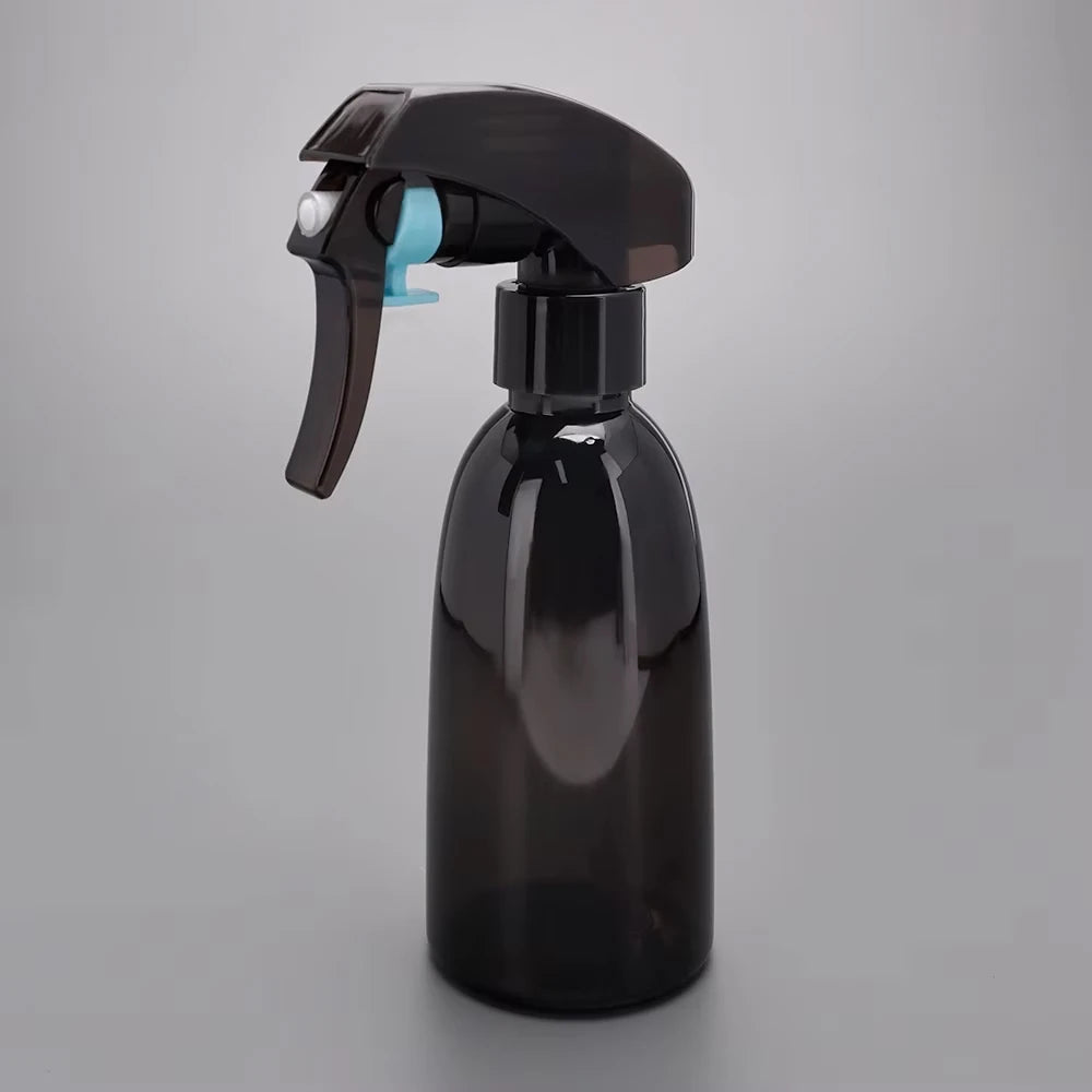 Salon Hairdressing Spray Bottle Plastic Refillable Fine Mist Water Sprayer ﻿ With Ball Bearing Barbershop Home Water Can Tools Peaceful Pleasures Health and Wellness black