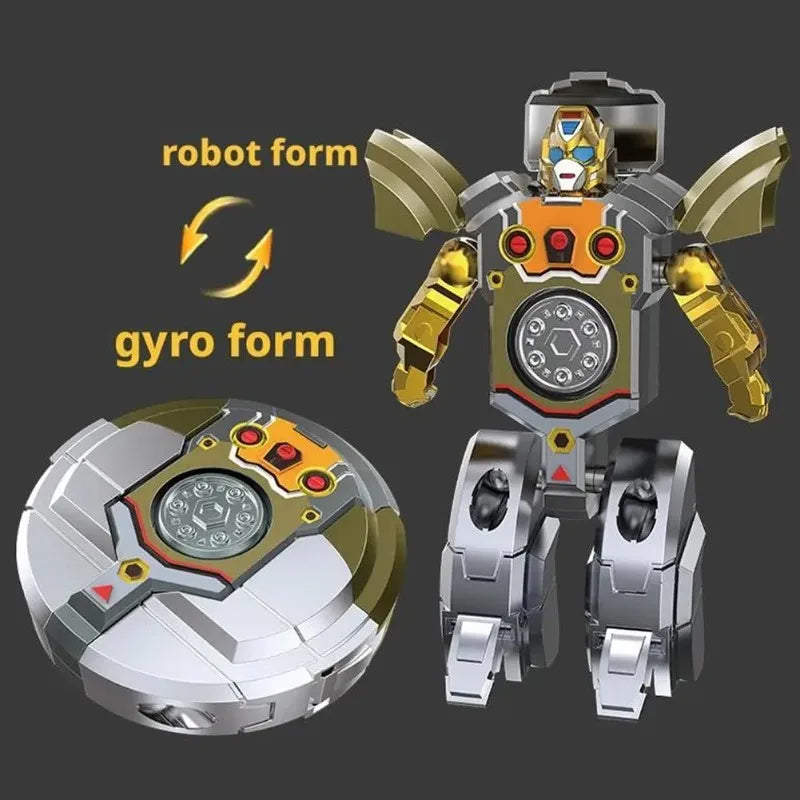 Transformable Robot Mech Gyro Fidget Spinner Toy – Boys Gift