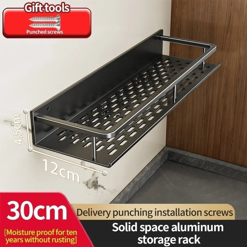 Wall-Mount Kitchen Knife Rack & Spice Organizer | YUNJIEYA