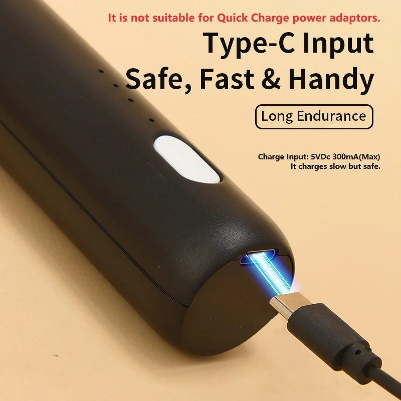 USB Rechargeable Electric Milk Frother & Egg Beater 3-Speed