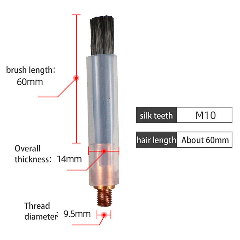 M6 M8 M10 Pickling WIG MIG MAG Brush Cover Carbon Fibre Weld Cleaning