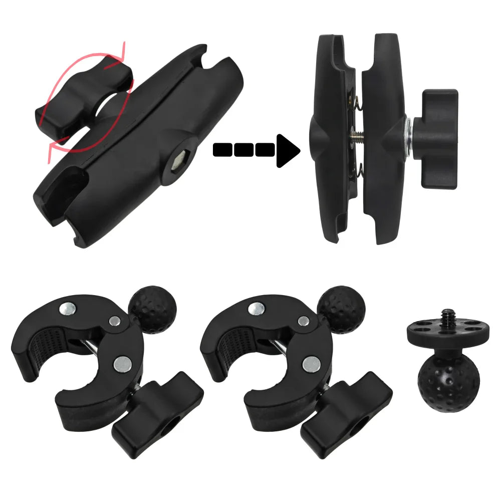 VeFly Crab Super Clamp Camera Mount – GoPro DJI Insta360 Bike