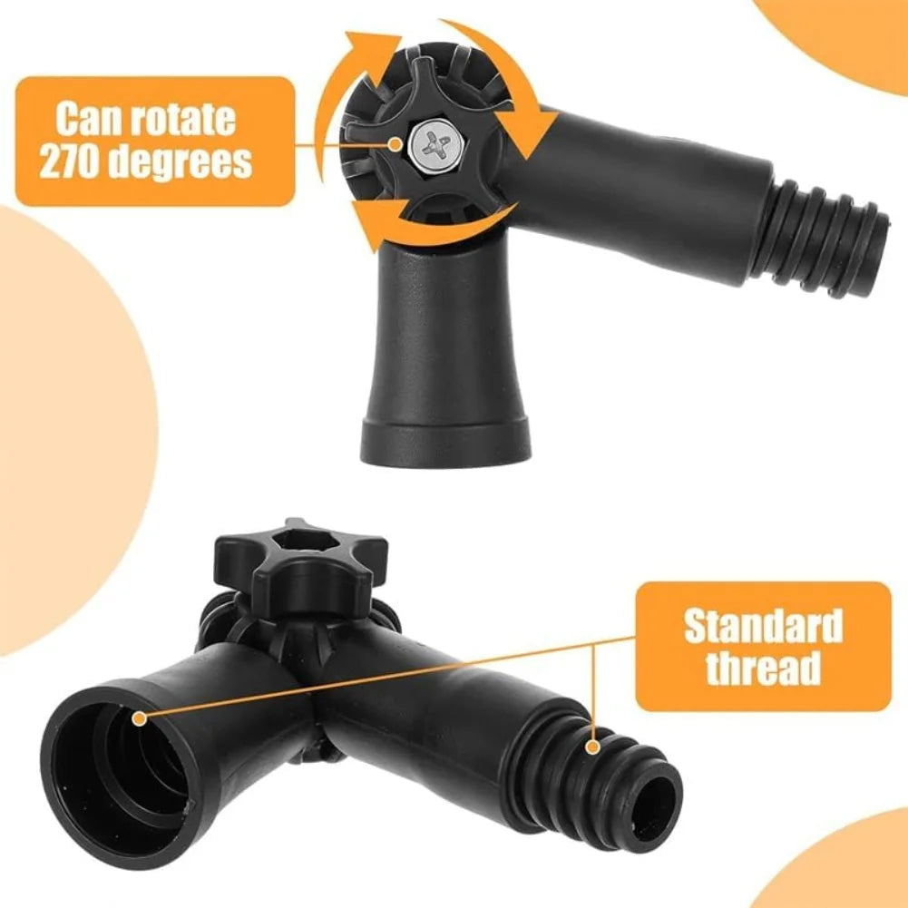 Rotating Angle Connector Extension Poles Designed Window Washing
