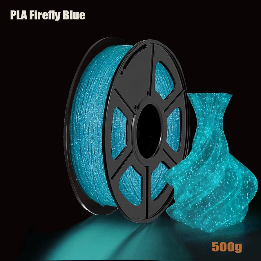 Glow in the Dark PLA Filament Blue/Green | FDM 3D Printer 250g–1kg