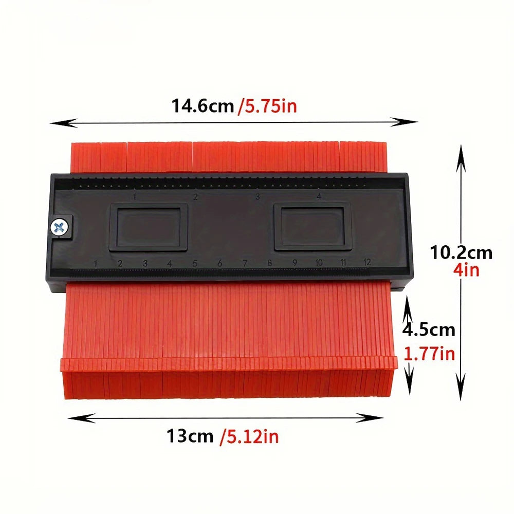 Irregular Measuring Tool Radian Ruler Contour Gauge Multifunctional