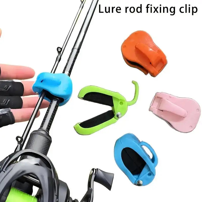 2- Quick-attach Fishing Rod Clip-tool-free Hand Holder 2-Piece