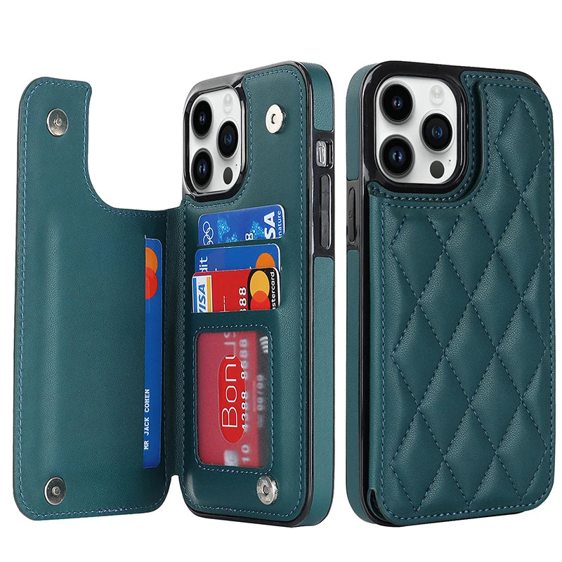 case for iphone 15 pro max with pocket Phone case card storage wallet phone case for iphone 17 pro max case leather Card wallet Peaceful Pleasures Health and Wellness