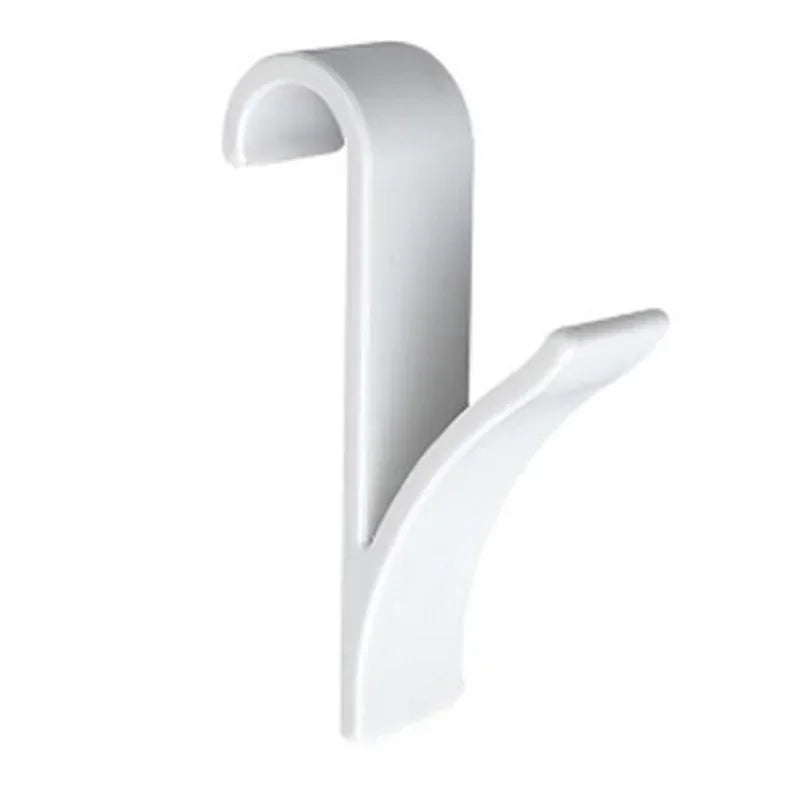 Storage Kitchen Racks Hook Clothes Home and Decoration Clear Bathroom Rail Clips Hanger Heated White Radiator Towel 2/4/6/10Pcs Peaceful Pleasures Health and Wellness White 2 Pcs