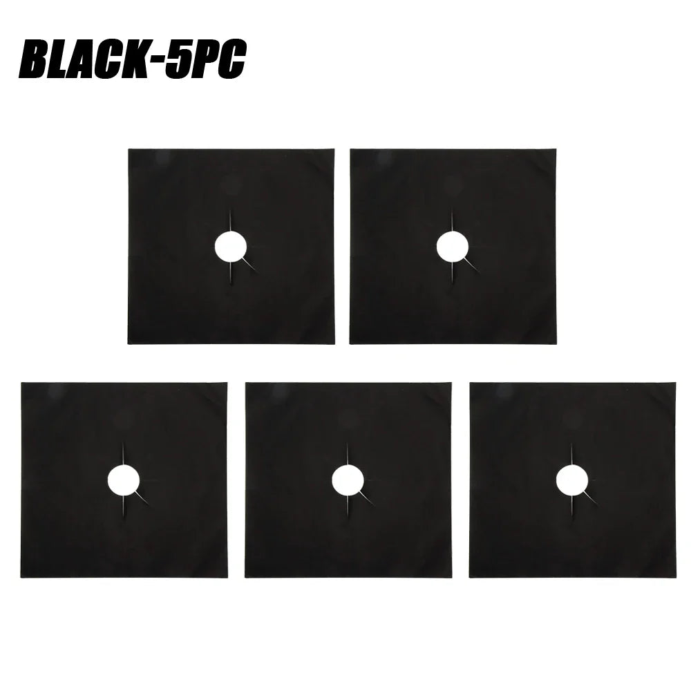 Non-Stick Gas Stove Liner Pads | Heat Resistant & Reusable 5/15 PCS