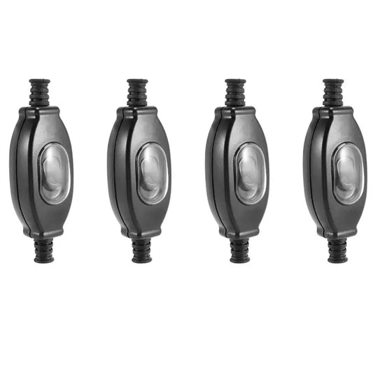 A36T-4X 3A 250V 6Mm Waterproof In Line Switch Cord Switch IP65 Round Wire Silver Contact Double Cut Switch Dust Switch Peaceful Pleasures Health and Wellness NONE