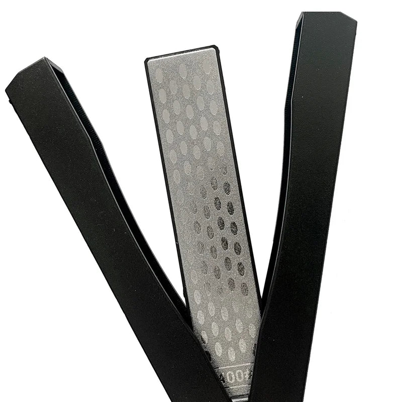 Household Sharpener Double Sided Foldable Pocket Sharpener Diamond Knife Sharpening Stone Kitchen Tool Accessory Peaceful Pleasures Health and Wellness