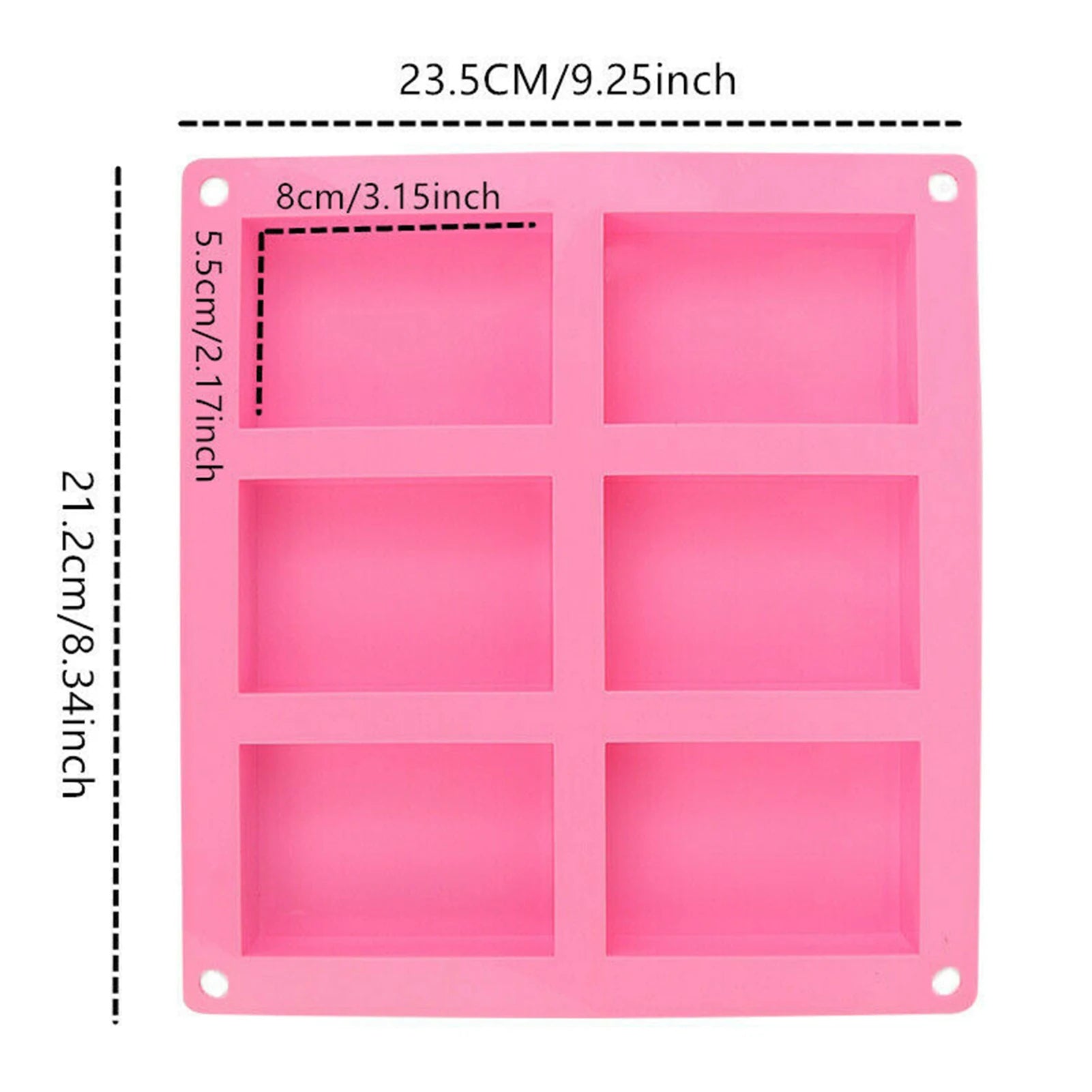Silicone Soap Molds Heat Resistance And Reusable Baking Molds for Baking, Biscuit Chocolate Mold Peaceful Pleasures Health and Wellness