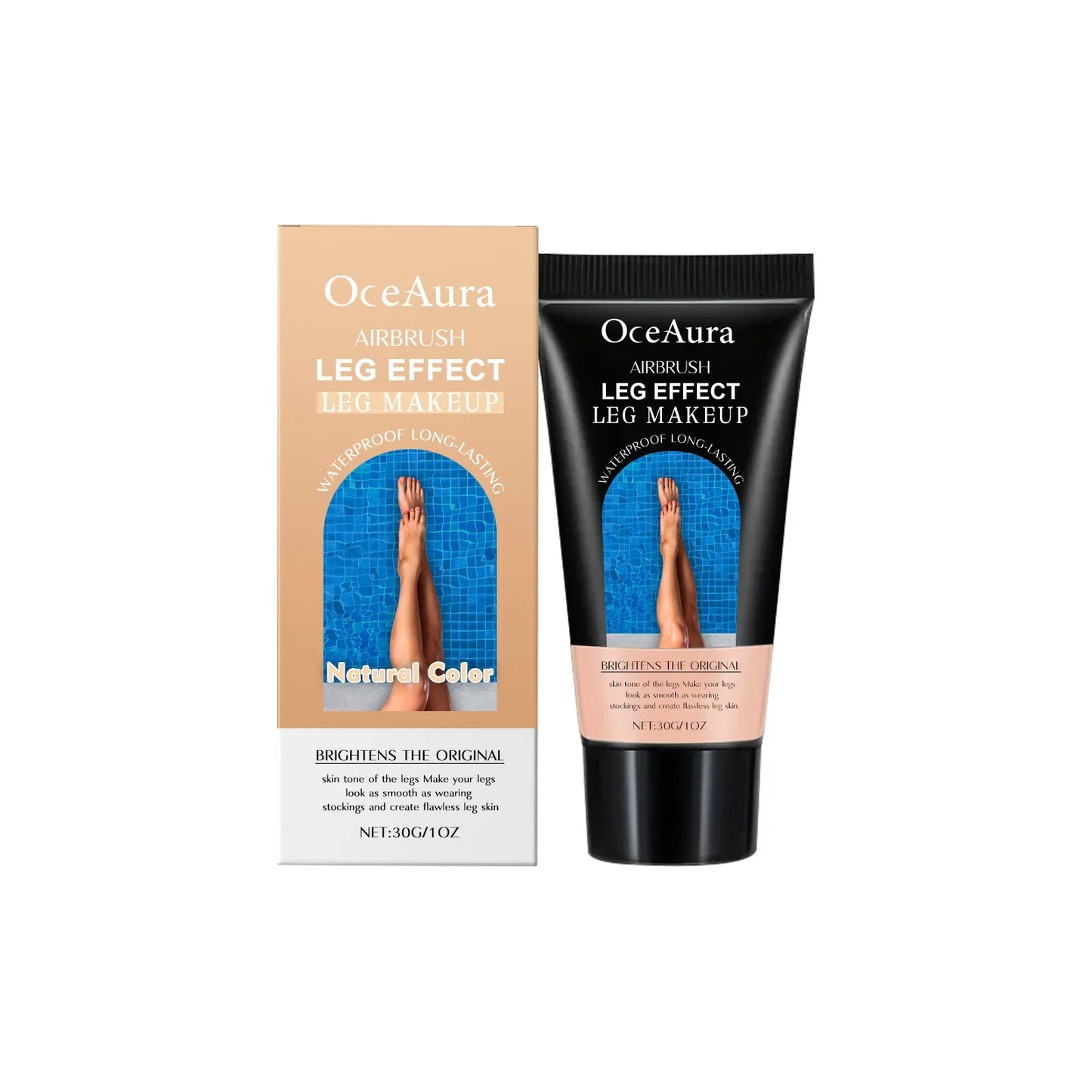 OceAura Leg Foundation Cream – Tan, Cover & Moisturize | 100g