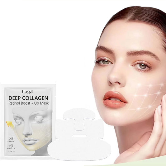 Collagen & Retinol Face Mask – Firming, Anti-Aging Hydrogel Collagen Face Mask Oasis Select