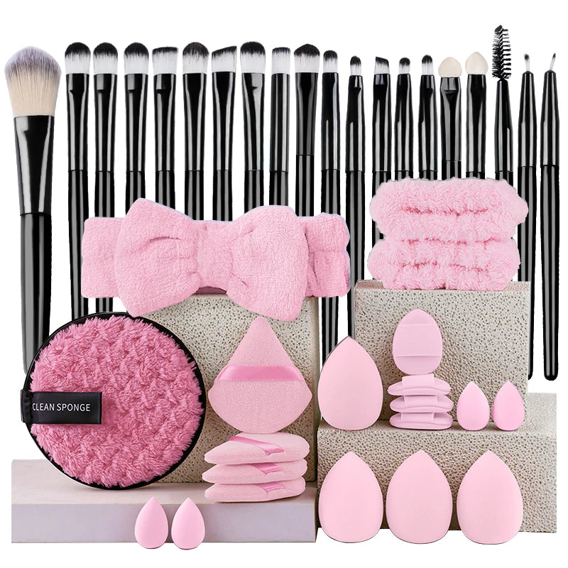 RUNTOIN 20Pc Makeup Brush Set – Soft Eye & Face Brushes Kit