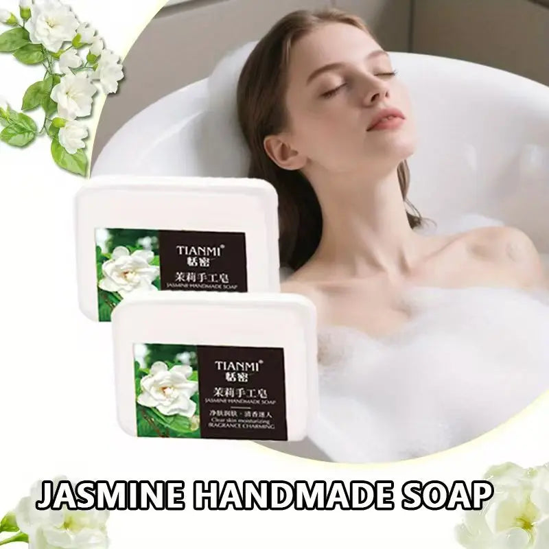 Jasmine Handmade Soap 2-Pack – Moisturizing Cleansing Bar