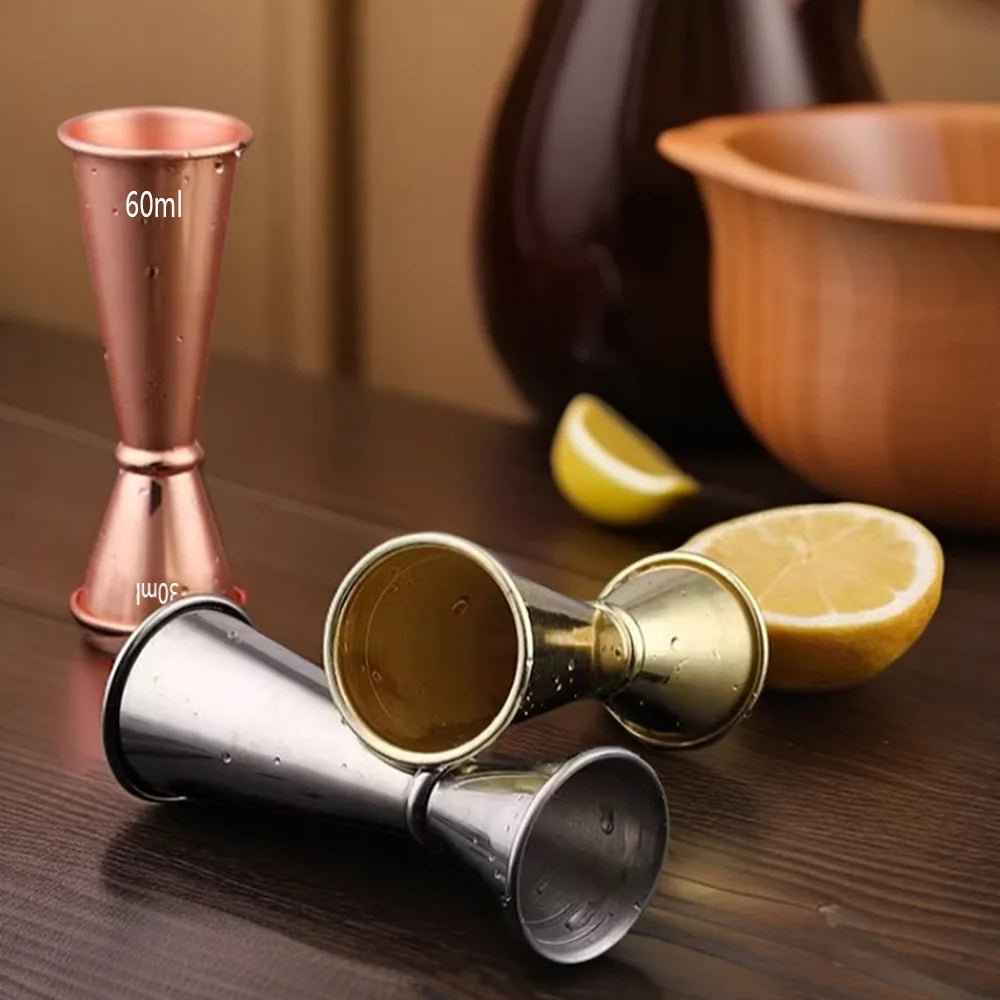 2026 New Dual Shot 304 Stainless Steel Measure Cup Cocktail Shaker Drink Spirit Measure Jigger Kitchen Bar Barware Tools Peaceful Pleasures Health and Wellness