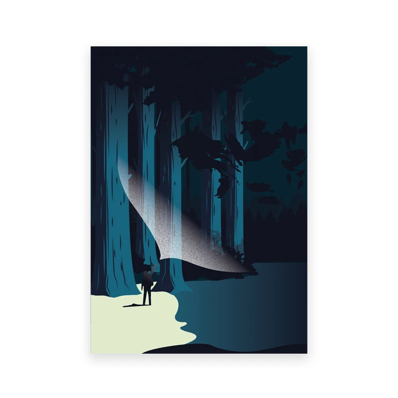 Hogwarts Castle Magic Wizard Canvas Wall Art | Kids Room Décor