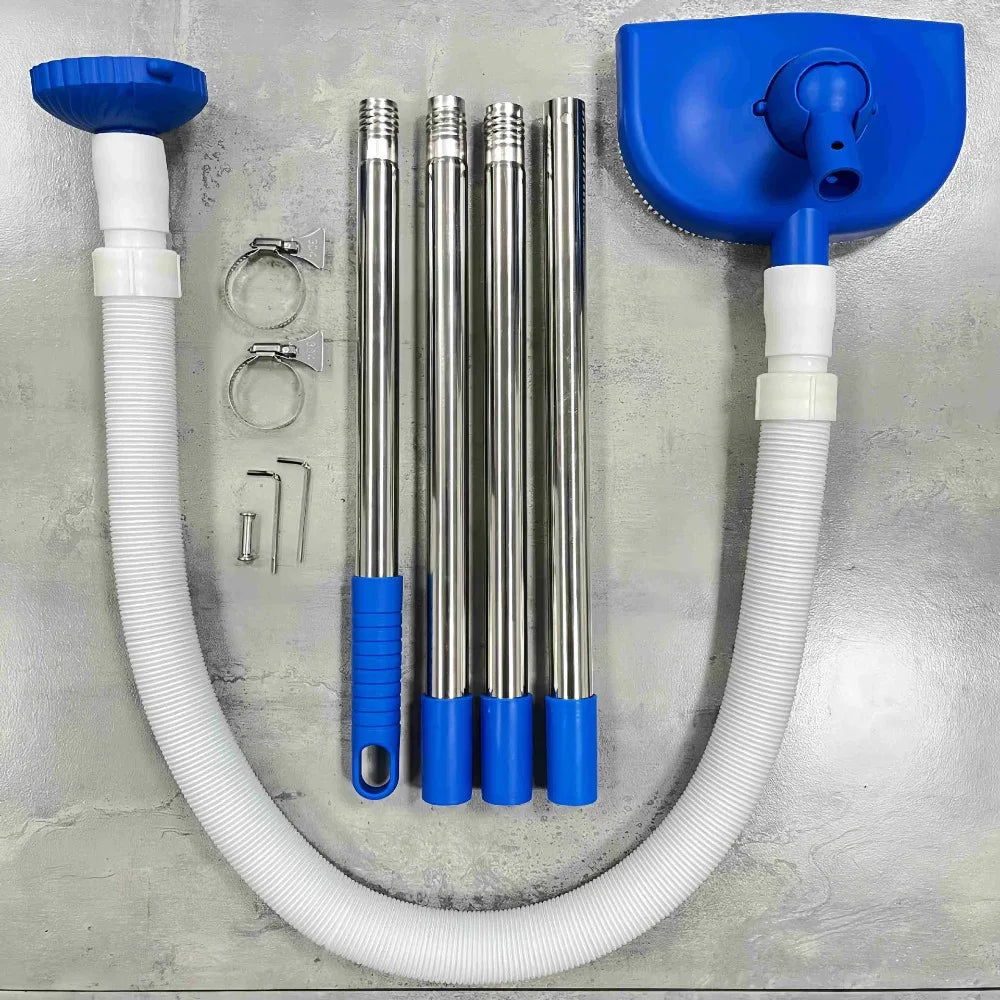 Handheld Pool Vacuum Cleaner – Automatic Suction, 4 Lengths