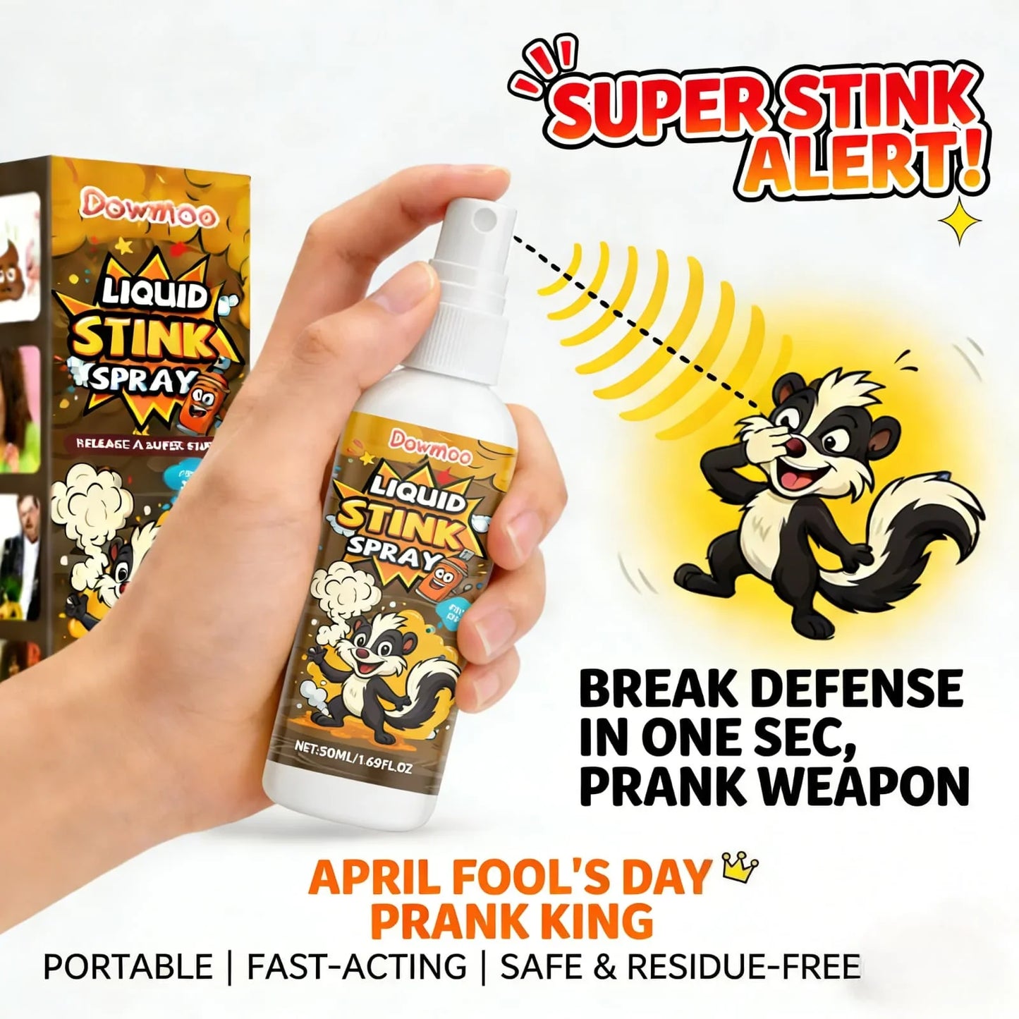 Fart Stink Spray Prank Gag Gift – 50ml Novelty Joke