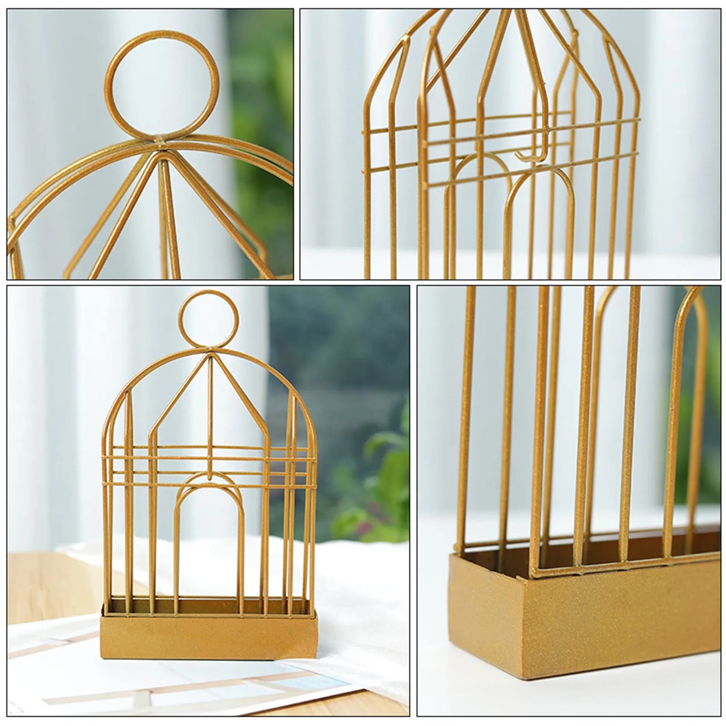 Vintage Iron Mosquito Coil Holder – Birdcage Design Rack