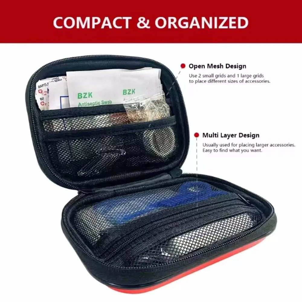 Waterproof Empty First Aid Kit Bag | Hard Shell Storage Box