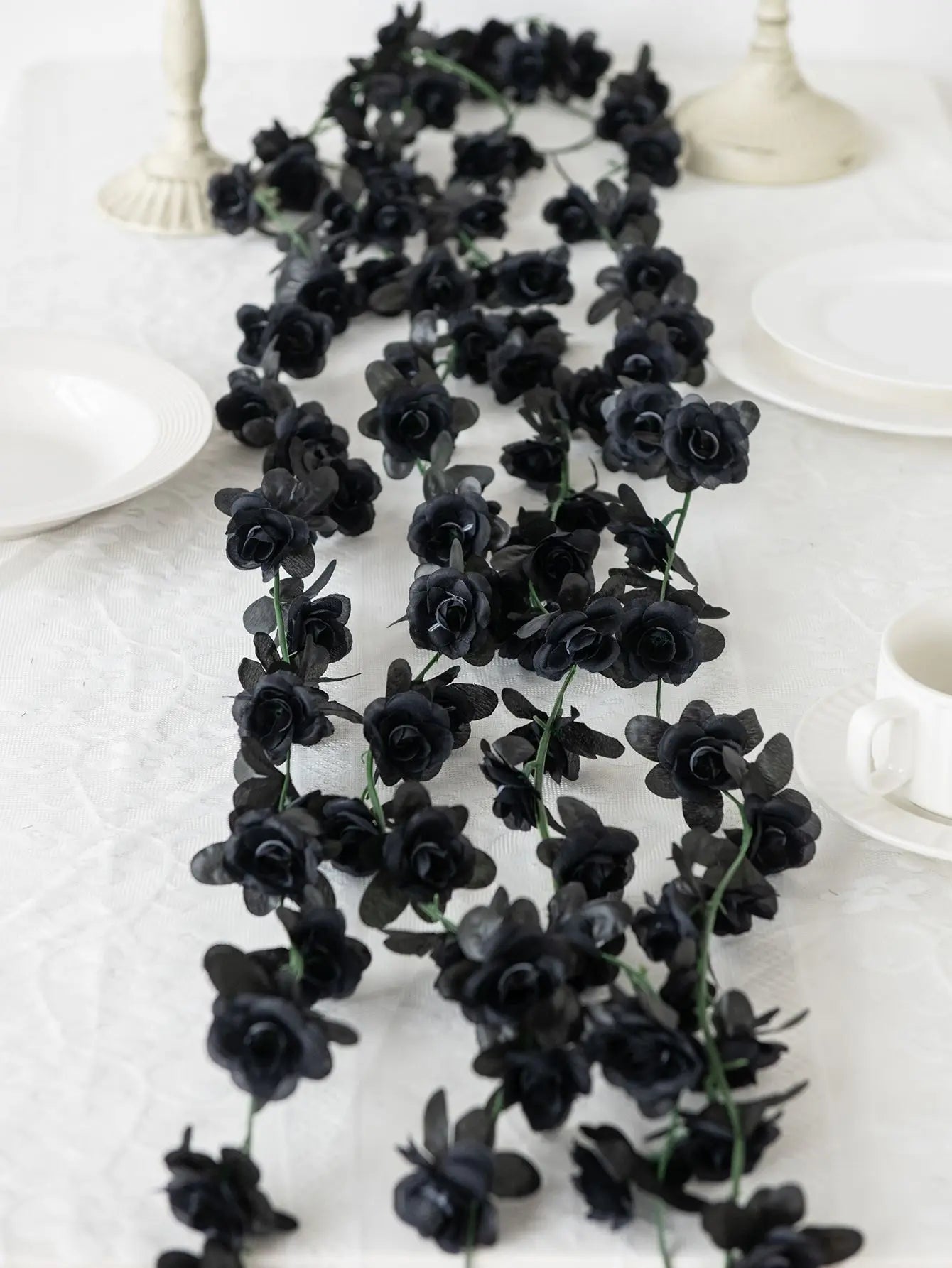 Artificial Silk Rose Vine Garland – Wedding & Home Decor