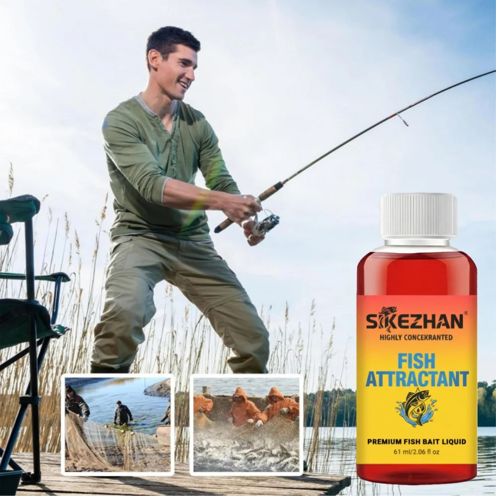61ml Concentrated Red Worm Liquid Fish Attractant Strong Bloodworm Scent Bait Additive for Bass Perch Catfish Fishing Peaceful Pleasures Health and Wellness