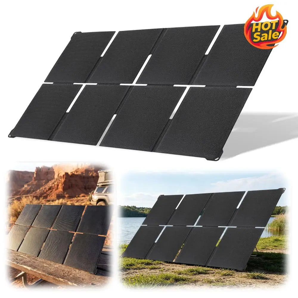 VODOOL 45W 8-Panel Foldable Solar Charger USB-A USB-C IPX6