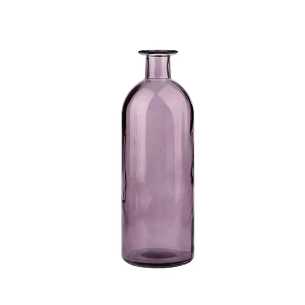 Transparent Glass Flower Vase | Modern Hydroponic Table Decor