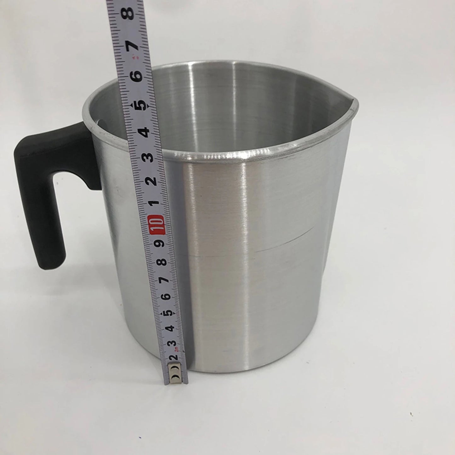 Aluminium Candle Making Pitcher Ergonomic Handle Portable Wax Melting Cup Home Candle Making Supplies Peaceful Pleasures Health and Wellness