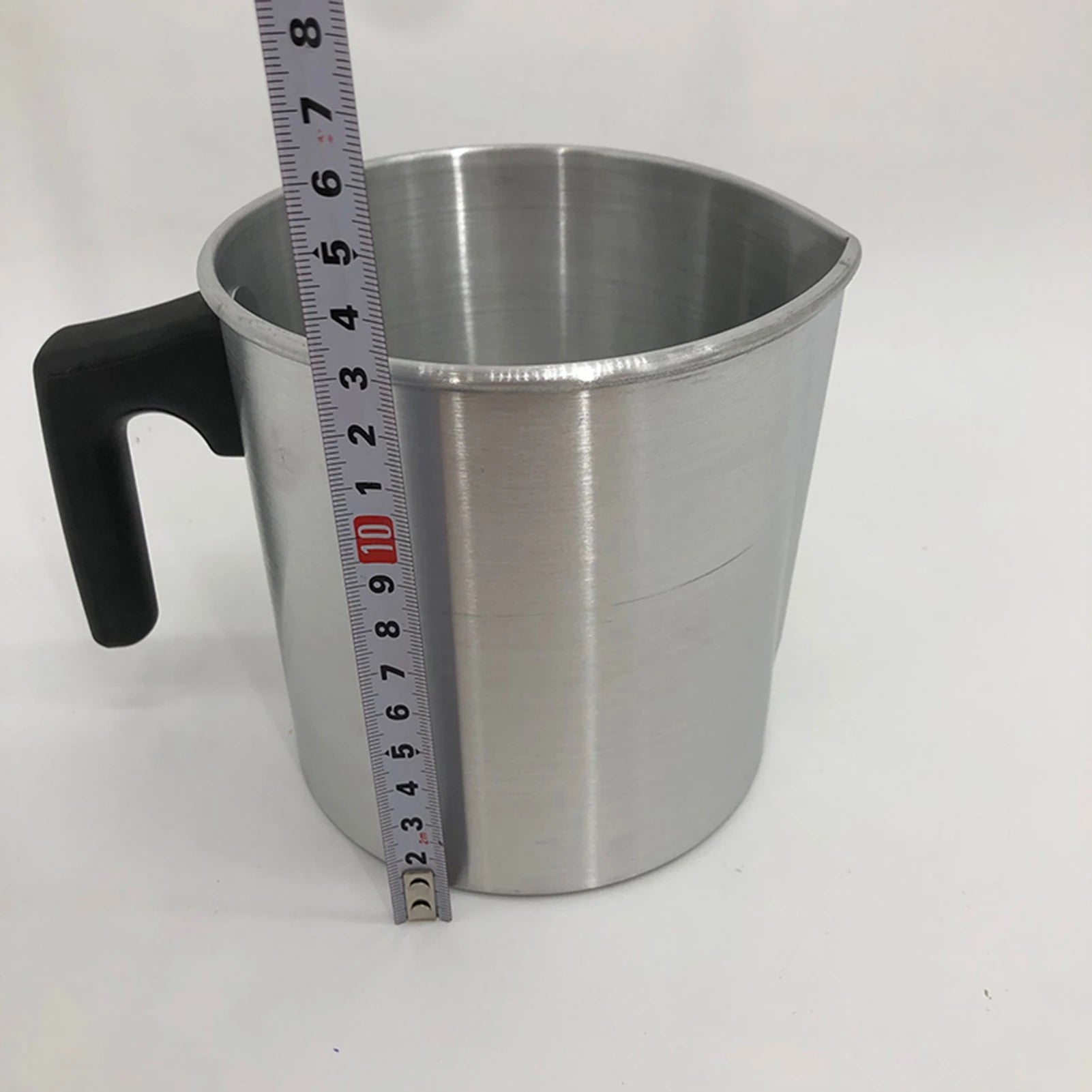 Aluminium Candle Making Pitcher Ergonomic Handle Portable Wax Melting Cup Home Candle Making Supplies Peaceful Pleasures Health and Wellness