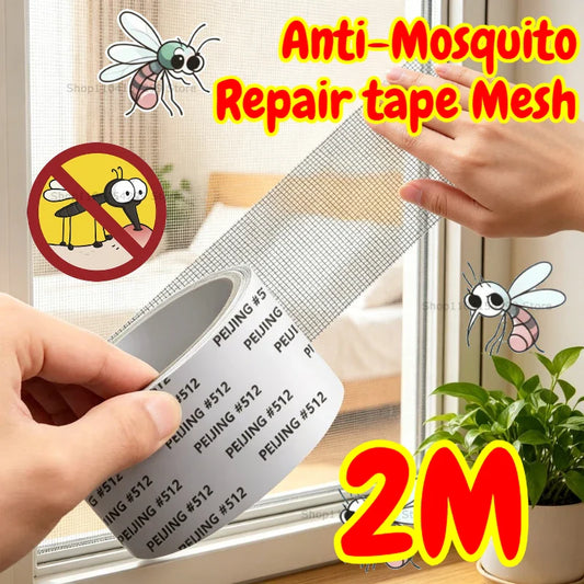 2M Self-Adhesive Window Screen Repair Tape | Mesh Patch Kit Screen Repair Tape Oasis Select