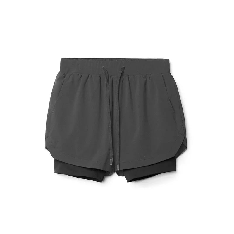 Men's 2-in-1 Running Shorts | Breathable Athletic Training