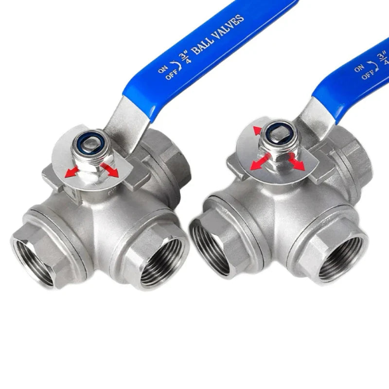 304 Stainless Steel BSP Ball Valve 1/4"–2" | Water Gas Oil
