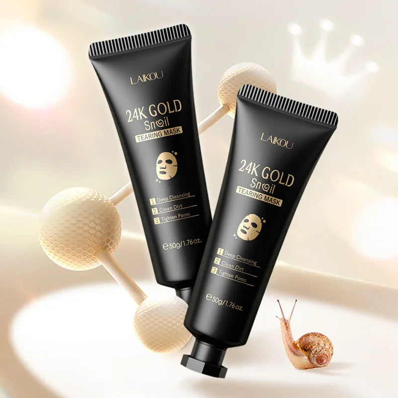 LAIKOU 24K Gold Sakura Peel-Off Face Mask – Anti-Wrinkle